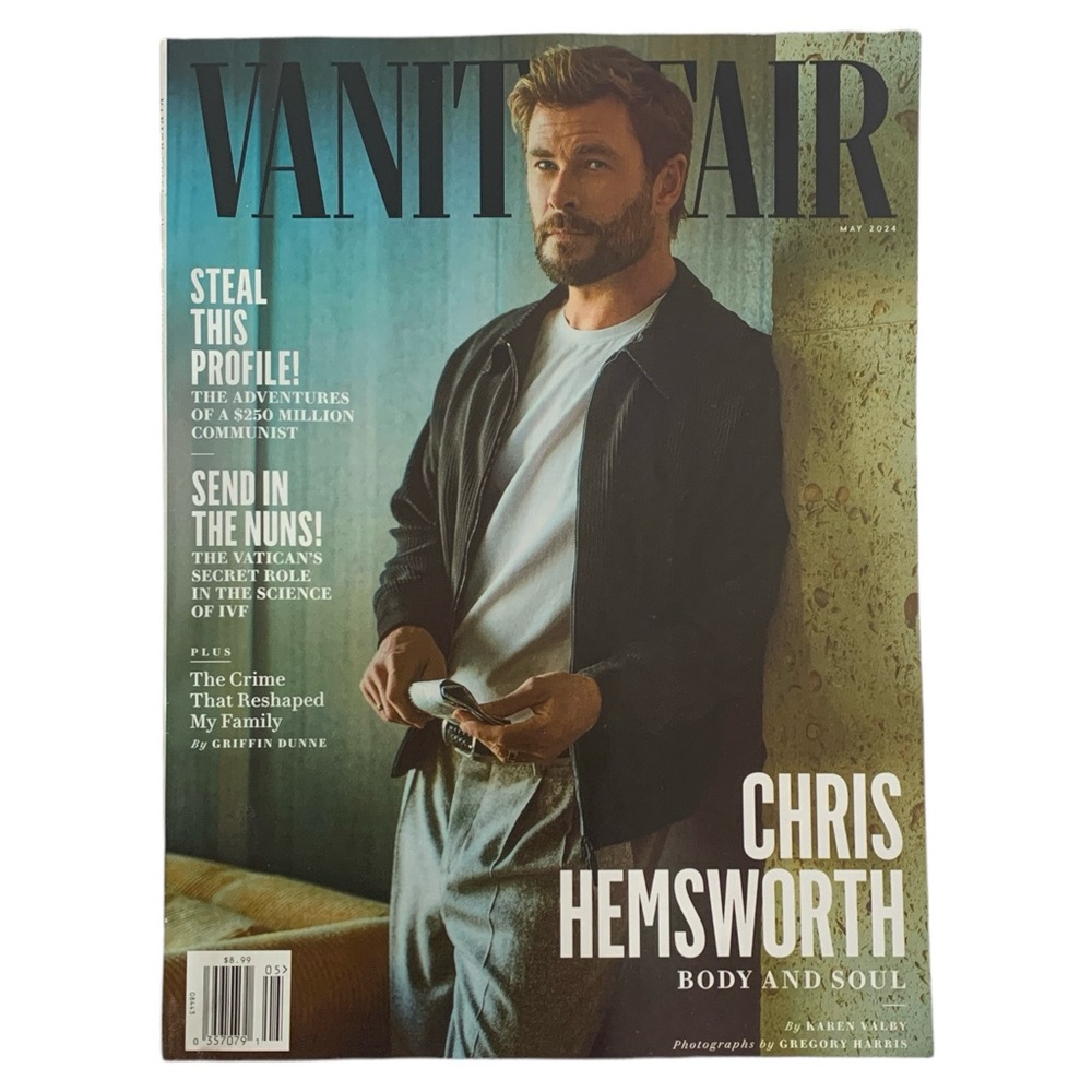Vanity Fair Magazine May 2024 Chris Hemsworth Body And Soul